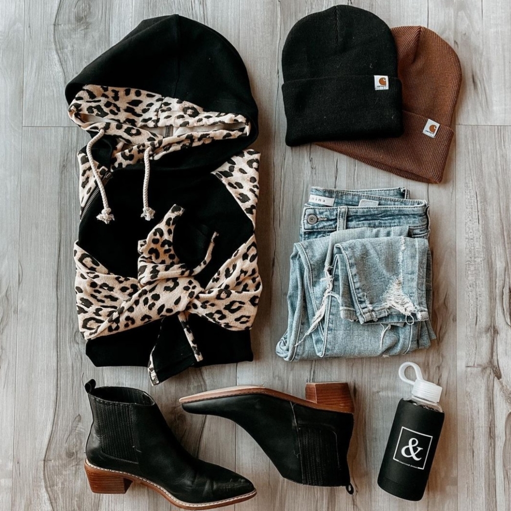 🖤💛🐆 Gorgeous Naketano Style Leopard Lightweight Hoodie